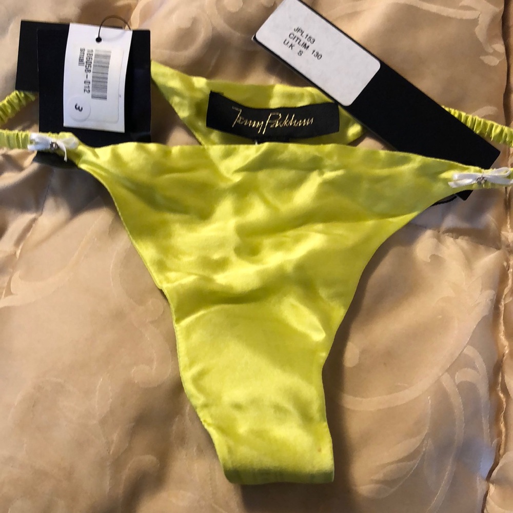 Jenny Peckham silk thong size small New with tags